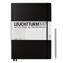 Încarcă imaginea în vizualizatorul Galerie, Agenda BUJO punctata Master Slim (A4+) - Negru, 123 pagini A4+BUJO MasterSlim, Hardcover, 123 Leuchtturm 1917 
