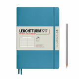Agenda BUJO punctata A5 Softcover - Nordic Blue, 123 pagini BUJO, A5, punctata, softcover Leuchtturm 1917 