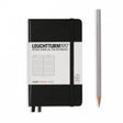 Agenda Pocket Dictando (A6) - Negru, 187 pagini A6 pocket, Hardcover, 187 Leuchtturm 1917 