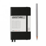 Agenda Pocket Mate (A6) - Negru, 187 pagini A6 pocket, Hardcover, 187 Leuchtturm 1917 
