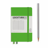 Agenda Pocket Blank (A6) - Fresh Green, 187 pagini A6 pocket, Hardcover, 187 Leuchtturm 1917 