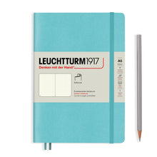 Încarcă imaginea în vizualizatorul Galerie, Caiet Bujo A5 Rising Colors - aquamarin softcover, 123 pagini BUJO Leuchtturm 1917 

