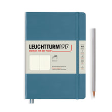 Încarcă imaginea în vizualizatorul Galerie, Caiet Bujo A5 Rising Colors - Stone Blue softcover, 123 pagini BUJO Leuchtturm 1917 
