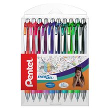 Încarcă imaginea în vizualizatorul Galerie, Roller Energel PENTEL cu mecanism 0.7mm 10 buc/set plastic Paperie.ro 
