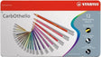 Creioane colorate Stabilo CarbOthello 12 culori/set Creioane colorate Stabilo 