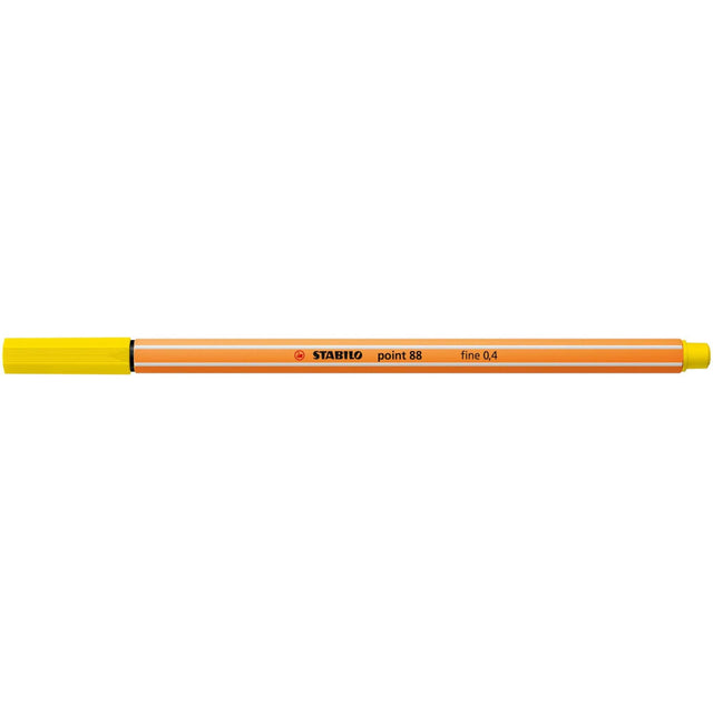 Fineliner Stabilo Point 88, lemon yellow Finelinere Stabilo 