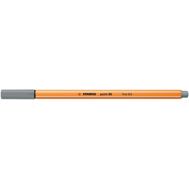 Fineliner Stabilo Point 88, medium cold grey Finelinere Stabilo 
