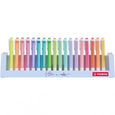 Textmarker STABILO swing cool Pastel set 18 culori Textmarker Stabilo 
